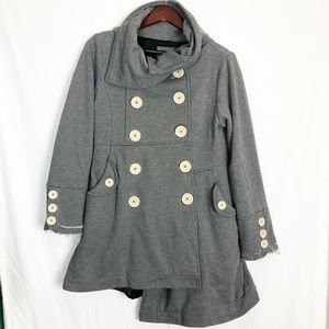 Knitted Dove Size Medium HEAVY Jacket Coat